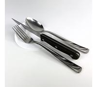 IKONA, Poggia Posate da Tavolo in Plexiglass/Appoggio Posate da Tavola, Set 6 pz, Design Elegante e Funzionale, Idea Regalo Elegante per Mise En Place, Colore Bianco, Small - Ø 11 cm, Made in Italy