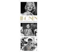 Ikonen Triplet-Kalender 2027 | Kino-Legenden der 50er und 60er: Eleganter Schwarz-Weiß-Kalender im schlanken Hochformat (24x66 cm) | Hollywood, Film