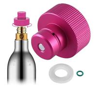 IKOPFLN 1 Pezzi Adattatore Quick Connect CO2 per SodaStream Adattatore CO2 Rapido per CO2 Adattatore rapido, Adattatore Quick Connect CO2 per Filettatura trapezoidale TR21-4, Oro
