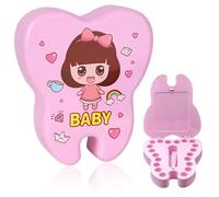 IKOPFLN 1 Pezzi Scatola dentini da latte bambino, porta dentini da latte, scatolina dentini da latte bambino, scatolina porta dentini da latte