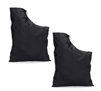 IKOPFLN 2 PCS Sacchetto per soffiatore foglie, Sacchetto per aspirafoglie, Soffiatore parkside, Sacchetto per foglie con cordino, Sacchetto di raccolta regolabile, Raccogli foglie da giardino (nero)