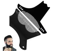 IKOPFLN 2 Pezzi Piastra per barba Pettine Barba Uomo Righello Barba Modella Barba Righello Barba Uomo, Stencil Signori pizzetto Collo Sagome per Styling Tool