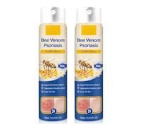 IKOPFLN 2 Pezzi Spray al Veleno d'api, Cura della Pelle per Tutto il Corpo, Per il Trattamento della Psoriasi con Veleno d'api, Per Tutti i tipi di pelle, Unisex