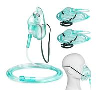 IKOPFLN 3 Pezzi insiemi Usa e getta Kit ricambi per aerosol universale per adulti con maschera, ampolla aerosol universale, tubo filtro ed accessori per nebulizzatore