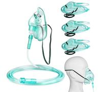 IKOPFLN 4 Pezzi insiemi Usa e getta Kit ricambi per aerosol universale per adulti con maschera, ampolla aerosol universale, tubo filtro ed accessori per nebulizzatore