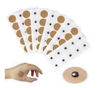 IKOPFLN 5 Fogli Cerotti Magnetici per Agopressione 50 Magneti Patch Antidolorifici Gesso Magnetico di Gauss,cerotti nasali magnetici per Il Kit Di Sostituzione de Sollievo per Schiena de Ginocchio