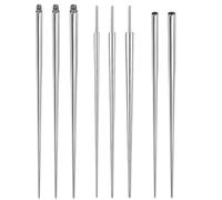 IKOPFLN 8 pezzi kit piercing, piercing capezzolo, ago cannula piercing di inserimento conico in acciaio chirurgico, 14g 16g 18g kit di piercing, orecchio/naso/addome/lingua piercing strumento
