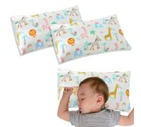 IKOPFLN Federe Cuscino Letto, Federe Cuscino Letto Cotone, Federa per Cuscini da Viaggio per Bambini, 30X50 cm Fodera Decorativa in 100% Cotone, Motivo Animale, 2 pezzo