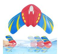 IKOPFLN Giocattoli Per Immersione,Pesce Giocattolo Subacqueo Con Ali Regolabili,Giochi Piscina Bambini Adatto Per Piscine,Vasche Da Bagno E Aree Acquatiche Esterne(Rosso)