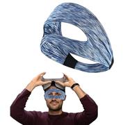 IKOPFLN Mascherine VR per Occhi per Meta Quest 3/Quest 3S, VR Face Cover con Cinghia Elastica, VR Banda Anti-Sudore Atletica per PS VR2/Meta Quest PRO/Meta Quest 2/HTC Vive, 1 pezzo