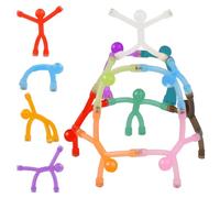 IKOPFLN Mini personaggi magnetici giocattolo per bambini,10pz Magneti Magnetici per Frigoriferi,giocattolo magnetico in gomma per 3-12 anni