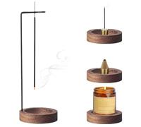 IKOPFLN Porta Incenso per Bastoncini 2 in 1,Porta incensi Portaincenso bastoncino Supporto per Bastoncini di Incenso Porta Incenso Bastoncino Adatto a casa, ufficio, meditazione e yoga