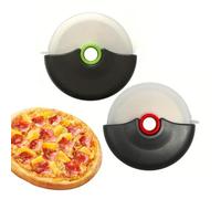 IKOPFLN Tagliapizza Professionale Ideale per Tagliare la Pizza a casa Facile da Lavare e con Parte in plastica per Una Totale Sicurezza