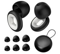 IKOPFLN Tappi Orecchie Dormire Tappi Per Orecchie Antirumore,Protezione Dell'Udito Super Morbida e Riutilizzabile In Silicone Flessibile,8 Inserti Auricolari In Xs/S/M/L(Bianco)