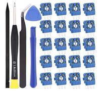 IKPEK 20pcs 2K3 Ohm Potenziometro di Ricambio per PS5 Dualsense Controller, Trim Pot Resistor Thumbstick Modulo Sensore con Kit di Riparazione per ALPS Analog Joystick