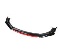 IKQOZPGN Spoiler Paraurti Anteriore per Auto per Opel Corsa D 2006-2014, Modificato Diffusore Splitter Frontali per Car Decorazione Pala Anteriore Protezione Paraurti Mento e Labbro,A-Red