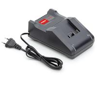 IKRA caricabatterie per batteria da 36 V, tipo AL 36V-20 con indicatore LED | Compatibile con tutti gli attrezzi Bosch 36V, protezione integrata delle celle contro il surriscaldamento e il sovraccarico