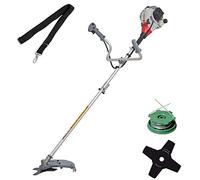 IKRA decespugliatore a benzina IBF 25-1 con bobina, lama a 4 denti e tracolla, cilindrata 25 cm³, 0,8 kW