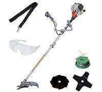 IKRA decespugliatore a benzina IBF 25-1 incl. bobina, 2 lame, occhiali protettivi e tracolla, cilindrata 25 cm³, 0,8 kW