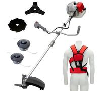 IKRA decespugliatore a benzina IBF 4342 con 2 bobine, 2 lame e comoda tracolla, 42,7 cm³, 1,25 kW