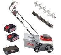 IKRA scarificatore arieggiatore a batteria 3in1 IAVL 2-2040, larghezza 40cm