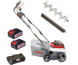 IKRA scarificatore arieggiatore a batteria 3in1 IAVL 2-2040, larghezza 40cm