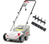 IKRA scarificatore arieggiatore elettrico IEVL 1532, cesto di raccolta 30l, larghezza 32cm, profondità di lavoro regolabile, 1500W