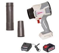 IKRA soffiatore VARIO BOOSTER IATB 20, batteria 20V 4Ah e caricabatterie | Compatto e versatile: grazie al flusso d’aria ad alta velocità, soffia via foglie, erba, polvere, trucioli, sporco e neve