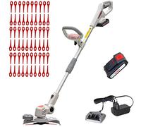 IKRA tagliabordi IAT 20-1M, incl. batteria, caricabatterie e 60 lame in nylon