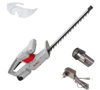 IKRA tagliasiepi a batteria IAHS 1240 in atteria e caricabatteria, 2 kg, lunghezza di taglio 41 cm, occhiali di protezione incl.