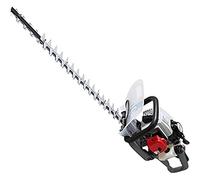 IKRA tagliasiepi a Scoppio IPHT 2660, Lunghezza 60cm, profondità di Taglio 27mm, manopola Rotante 180°, Nero, Grigio, Rosso