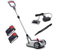 IKRA tosaerba a una mano ICHM 20, funzione mulching, incl. 2 batterie, caricabatteria e lama di ricambio