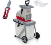 IKRA trituratore elettrico ILH 3000A, forbici da giardino e occhiali