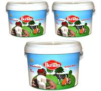 İkram Feta Kass Formaggio bianco 55% Grasso 2000 g x 3 Scatola con generi alimentari Pufai