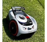 IKSAMY Decorazione per robot tosaerba, tuning Worx - Adesivi per robot tosaerba, spoiler per robot tosaerba, pinna posteriore per Worx M+, Navimow, Ecovacs, Gardena, ecc. Accessori per robot tosaerba