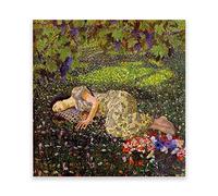 IKYE Felice Casorati Famoso Modern Canvas Wall Art. Riproduzione Di Quadri Famosi.Soggiorno Poster E Stampe Arte della Parete Immagini(Melograno) 60x60cm(23.6x23.6in) Senza Cornice