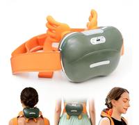 iKyoor Bionic, massaggiatore per collo e spalle, senza fili, portatile, con massaggio Shiatsu 4D per alleviare il dolore, ricaricabile, design simulato della mano umana