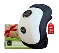 iKyoor Massaggiatore per ginocchia con airbag elettrico intelligente per impastare il massaggio per la cura del ginocchio (nero + bianco)