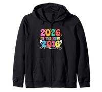 Il 2026 è Il Nuovo 2016 - Y2K Nostalgia Throwback Gen Z Felpa con Cappuccio