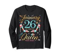 Il 26 gennaio è Nata Una Regina Il 26 gennaio Maglia a Manica