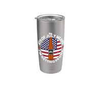 Il 4 luglio significa che sto diventando ubriaco americano patriottico Bicchiere termico in acciaio inox doppia parete
