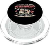 Il 90% della mia playlist è dedicata a pensieri eccessivi PopSockets PopGrip per MagSafe