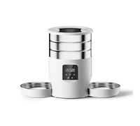 Il Alimentatore Automatico per Gatti Wifi Con Pulsante Da 4,5 Litri Include Due