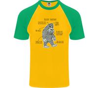 Il Anatomia Di Bigfoot Uomo S/S Baseball T-Shirt