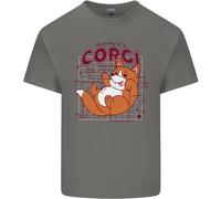 Il Anatomia Di Un Corgi Cane Uomo Cotone T-Shirt