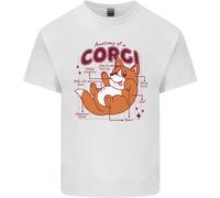 Il Anatomia Di Un Corgi Cane Uomo Cotone T-Shirt