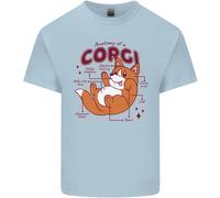 Il Anatomia Di Un Corgi Cane Uomo Cotone T-Shirt