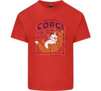 Il Anatomia Di Un Corgi Cane Uomo Cotone T-Shirt