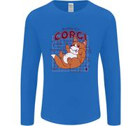 Il Anatomia Di Un Corgi Cane Uomo Maniche