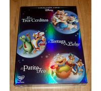 Il Anatroccolo Feo-Los Tre Suini - Tartaruga Y La Lepre Corti Disney 3 DVD Nuovo